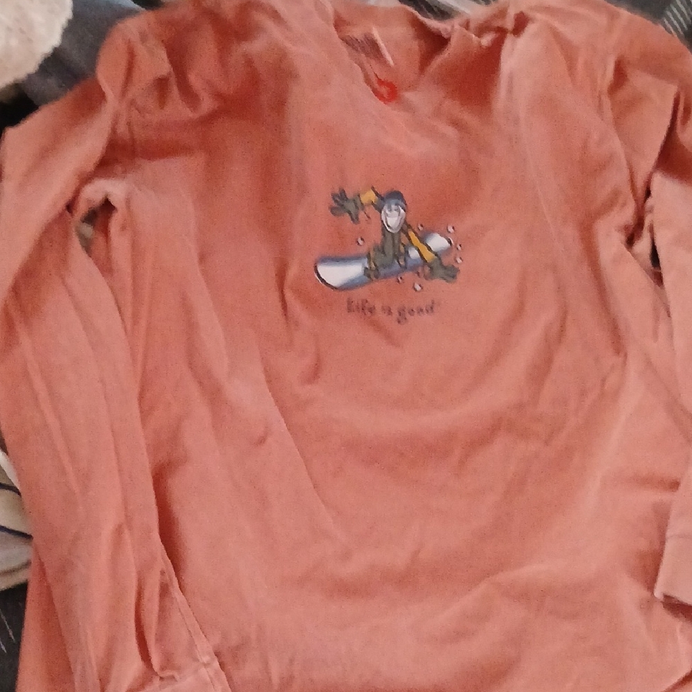 Life Is Good Long Sleeve  Snowboard Shirt